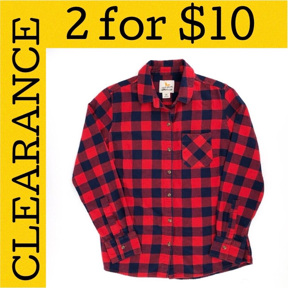 🟡 FIELD & STREAM flannel shirt
